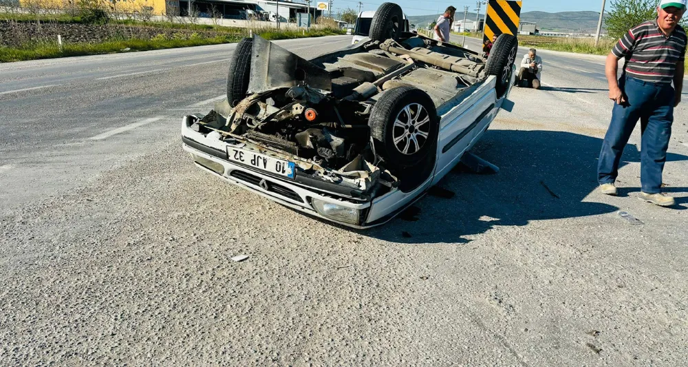 Gönen’de Trafik Kazası; 4 Yaralı